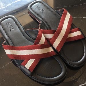 Bally Bonks Men’s Fabric & Leather Sandal 13